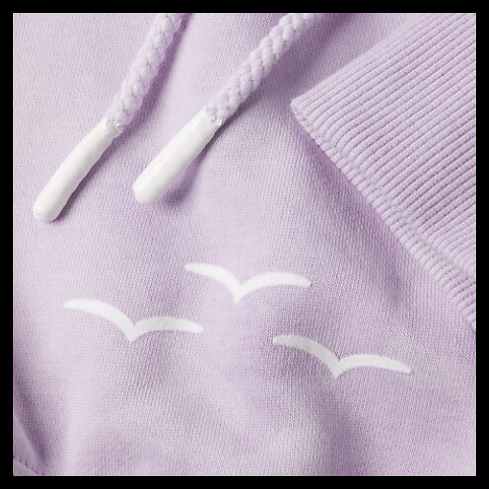 LAZYPANTS The Cooper Hoodie In Lavender Sponge - Picture 7 of 10